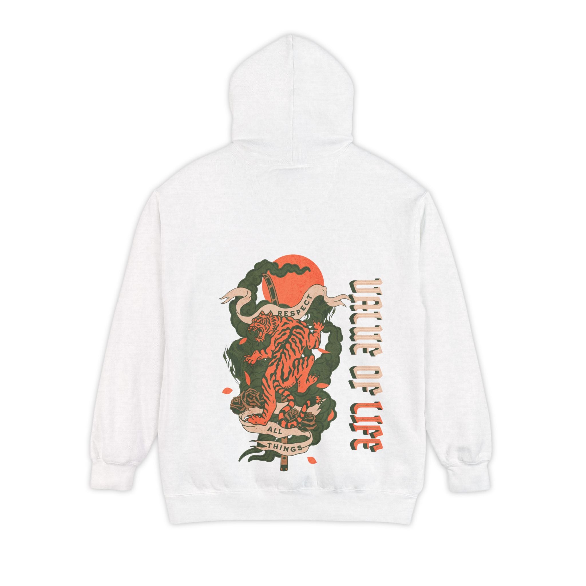 Respect All Things, Garment-Dyed Hoodie