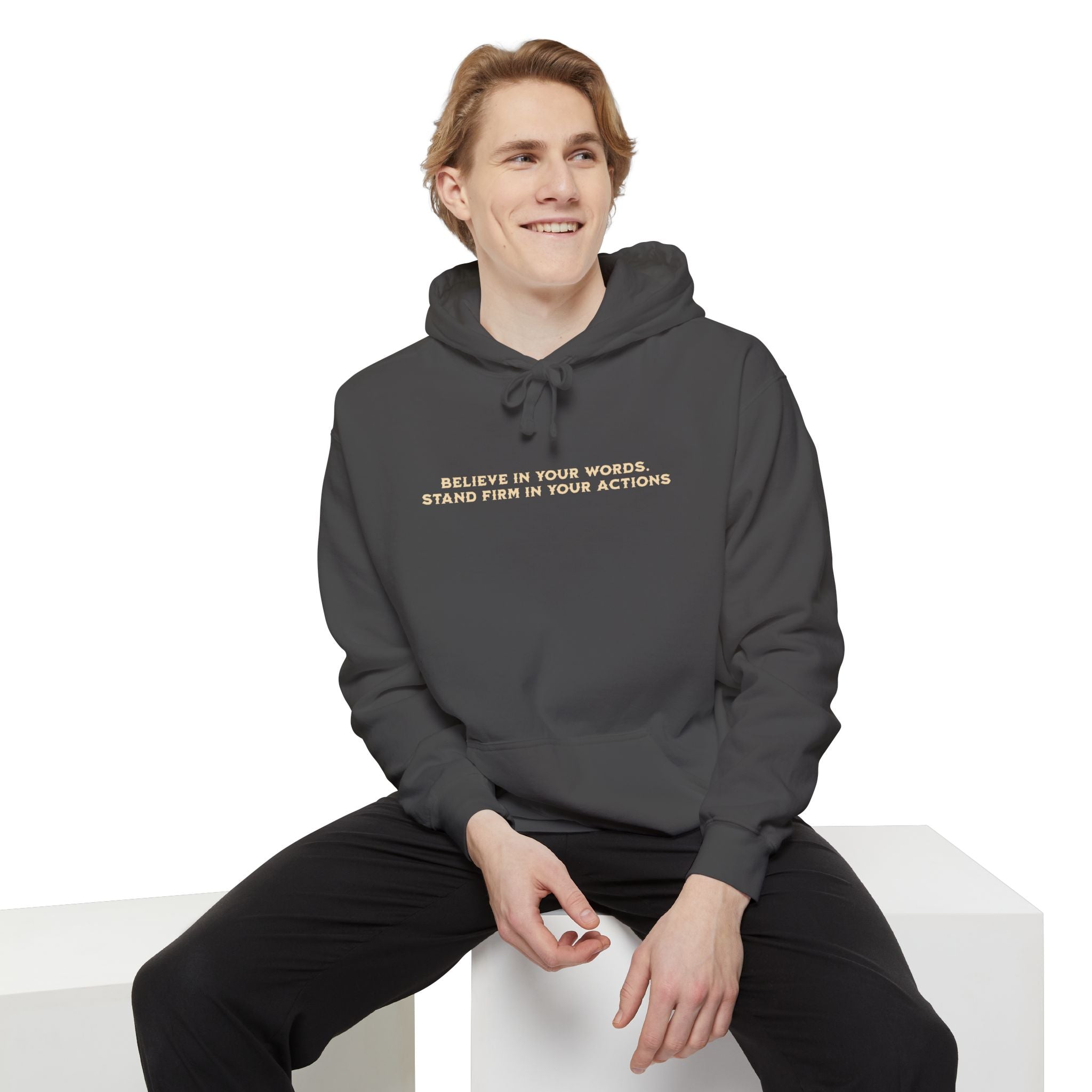 Honesty and Sincerity, Garment-Dyed Hoodie