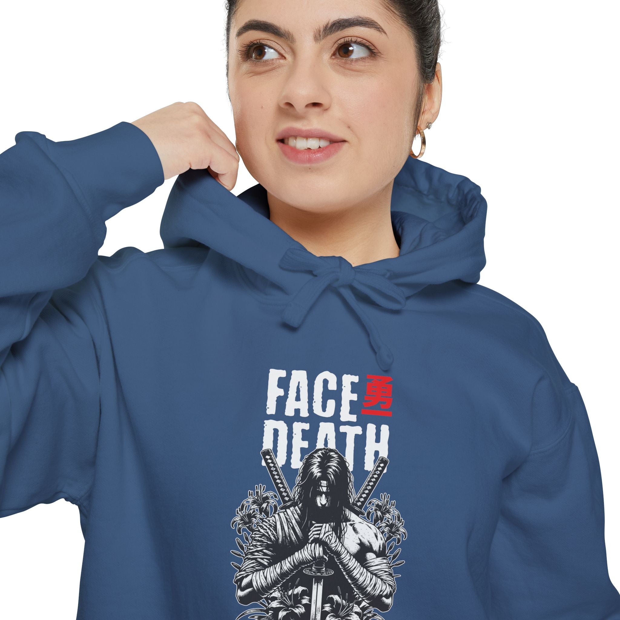 Face Death, Garment-Dyed Hoodie