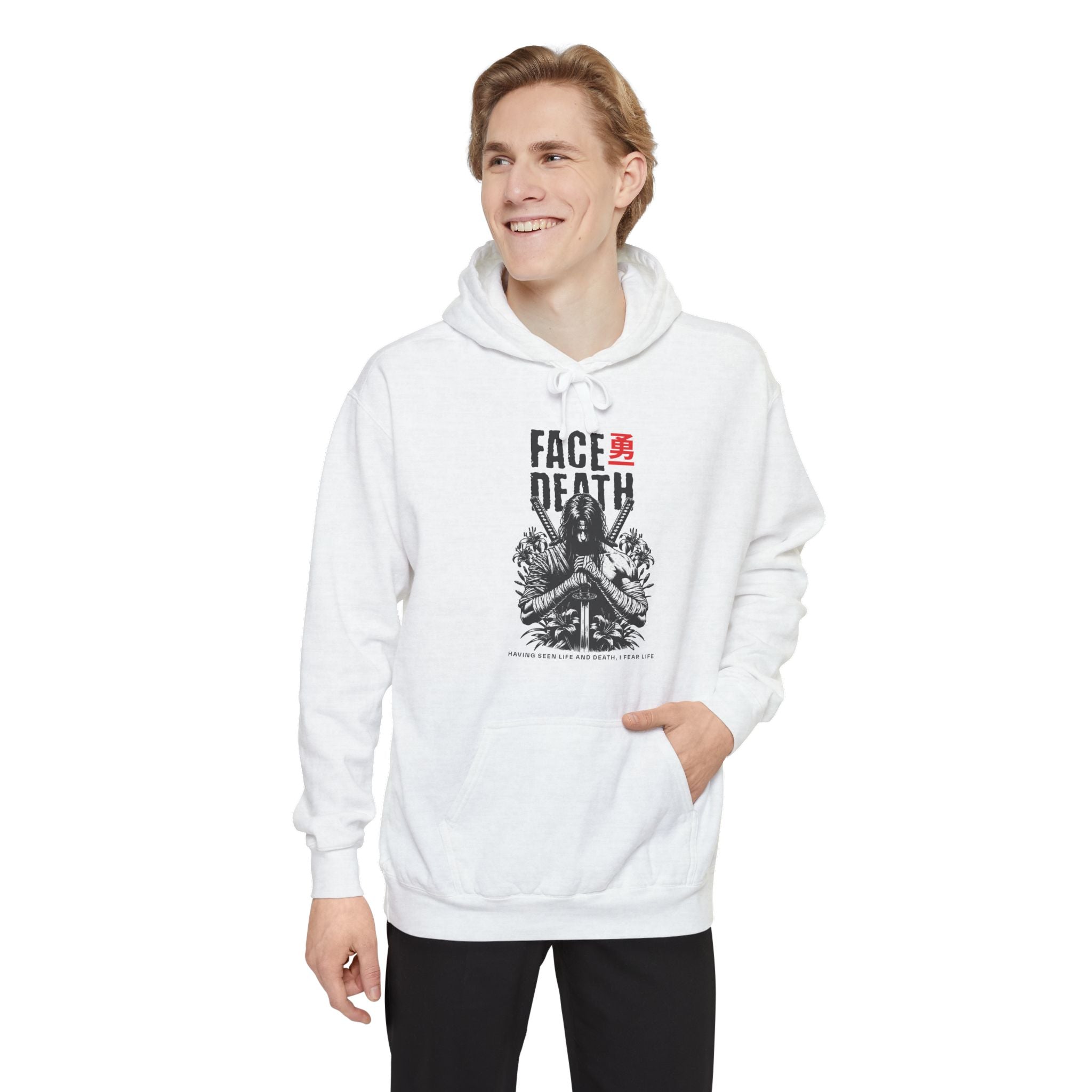 Face Death, Garment-Dyed Hoodie