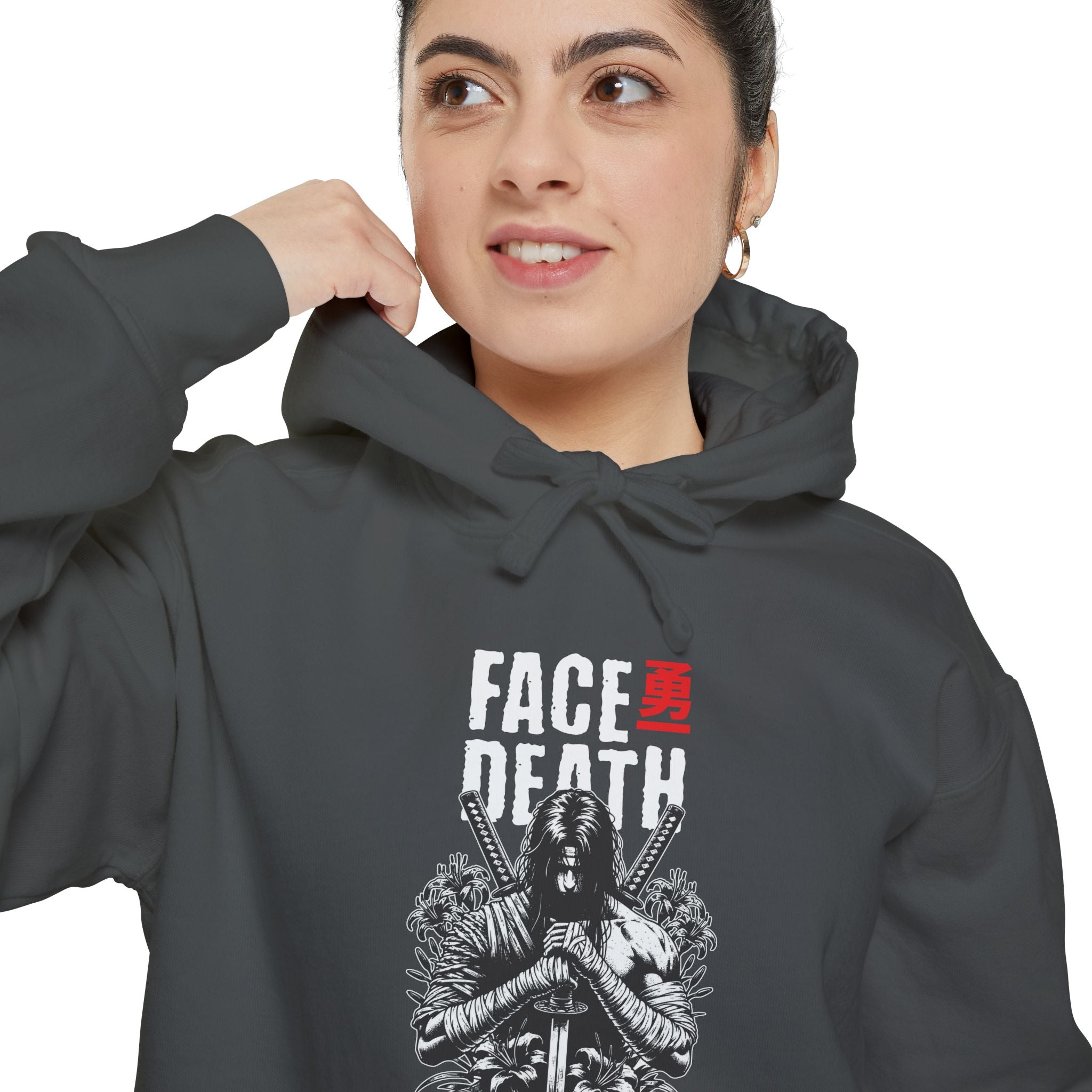 Face Death, Garment-Dyed Hoodie