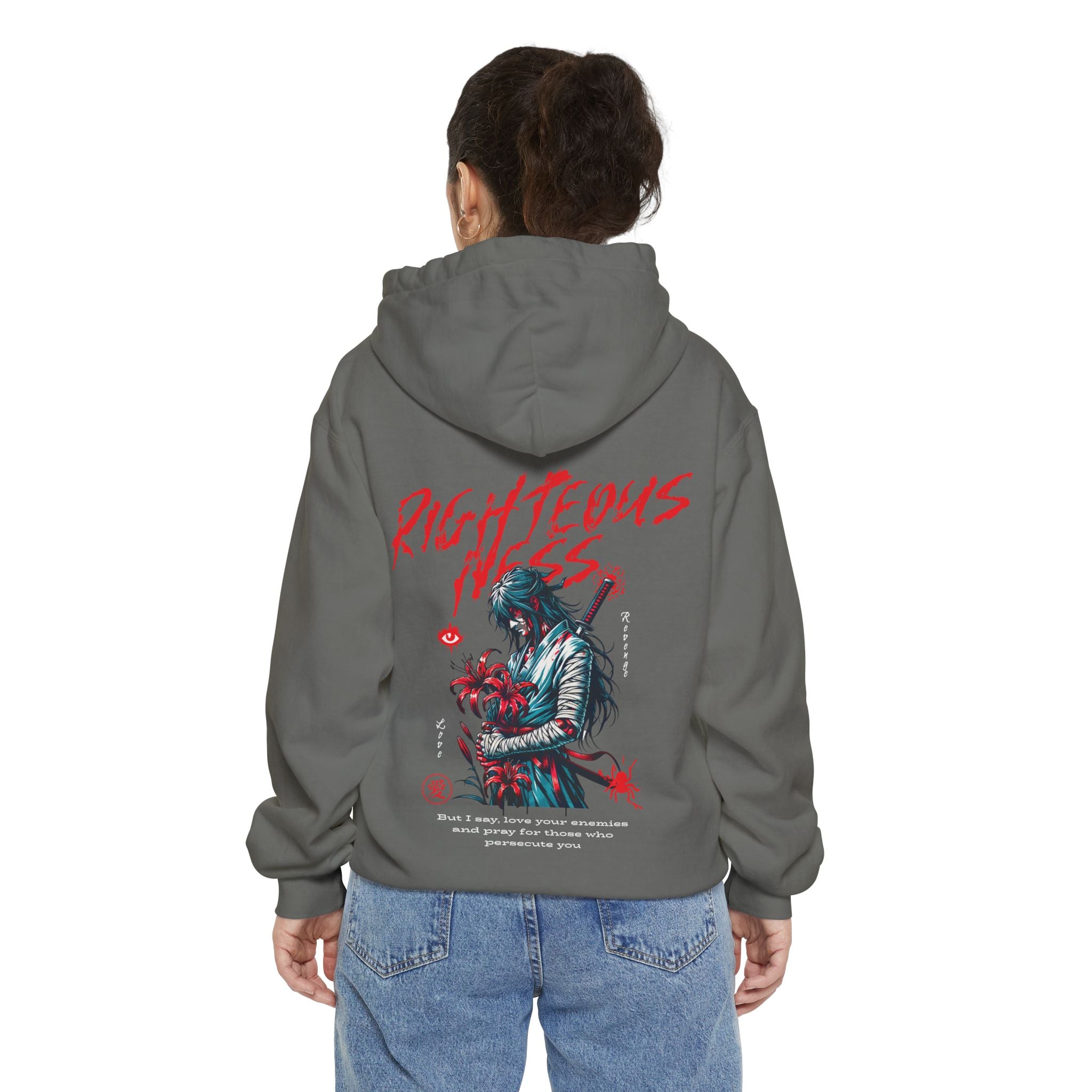 Righteousness, Garment-Dyed Hoodie