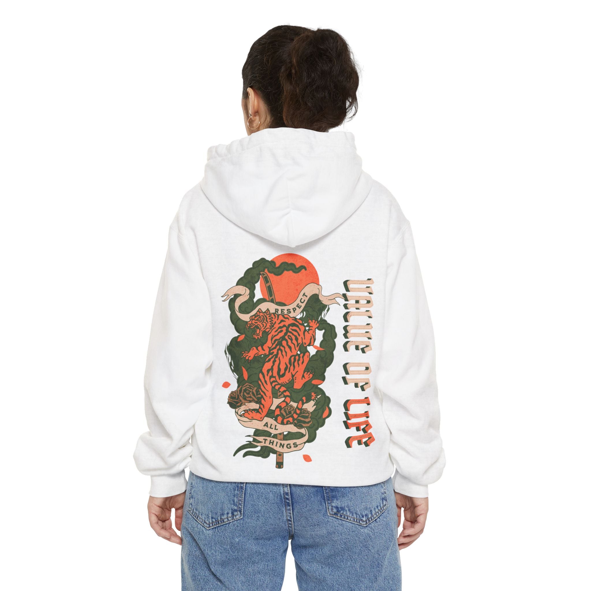 Respect All Things, Garment-Dyed Hoodie