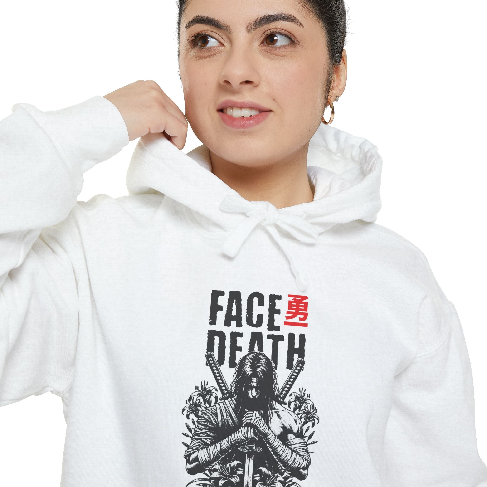 Face Death, Garment-Dyed Hoodie