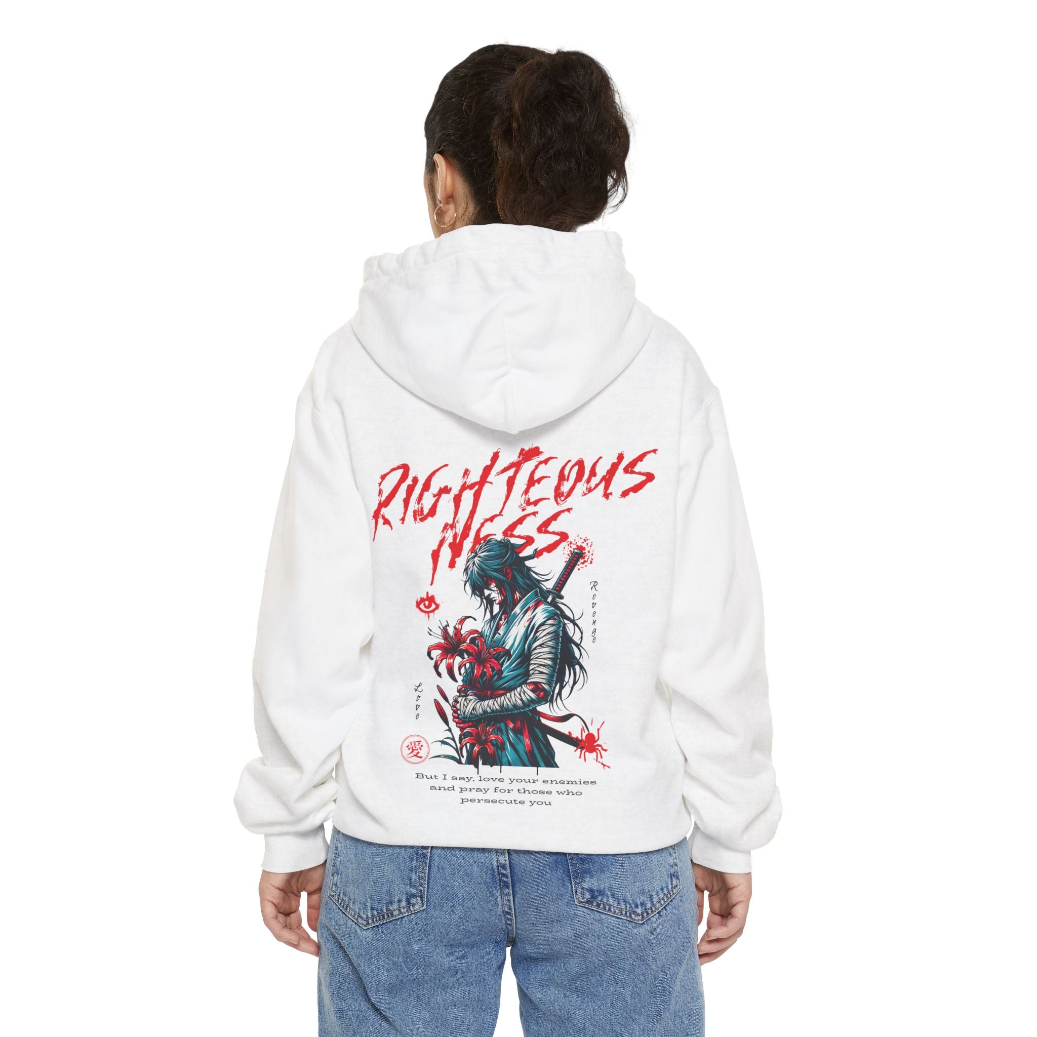 Righteousness, Garment-Dyed Hoodie