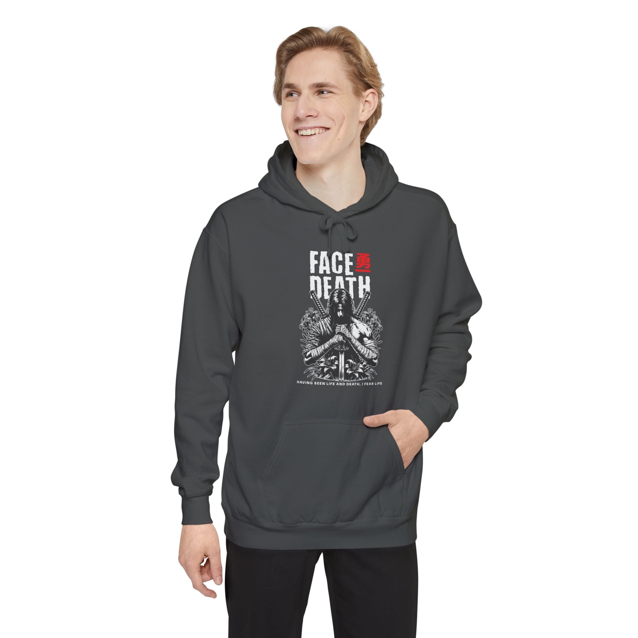 Face Death, Garment-Dyed Hoodie