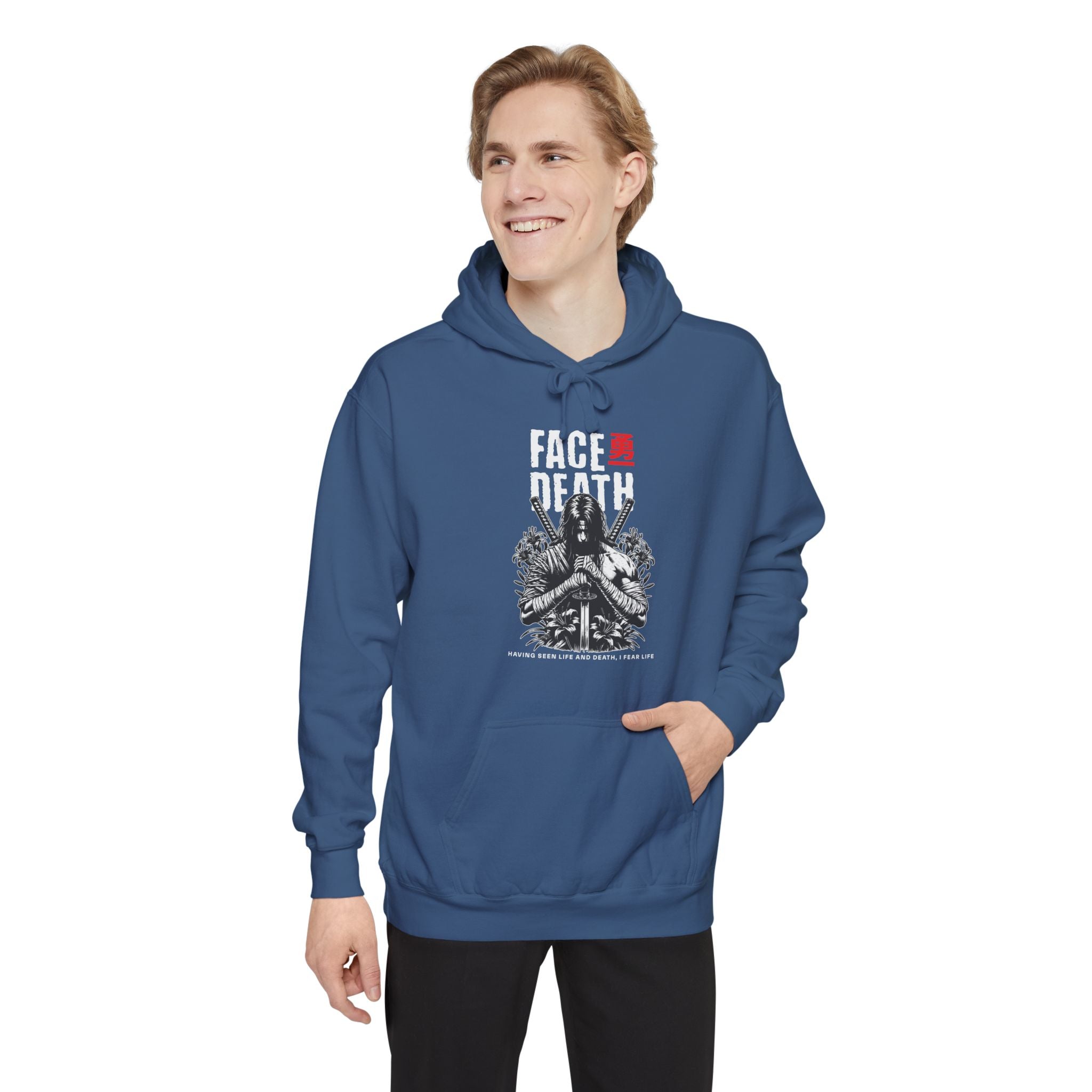Face Death, Garment-Dyed Hoodie