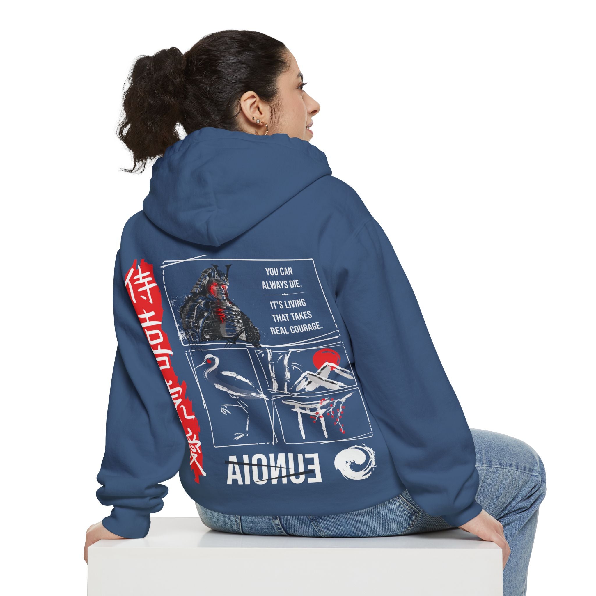 Face Death, Garment-Dyed Hoodie
